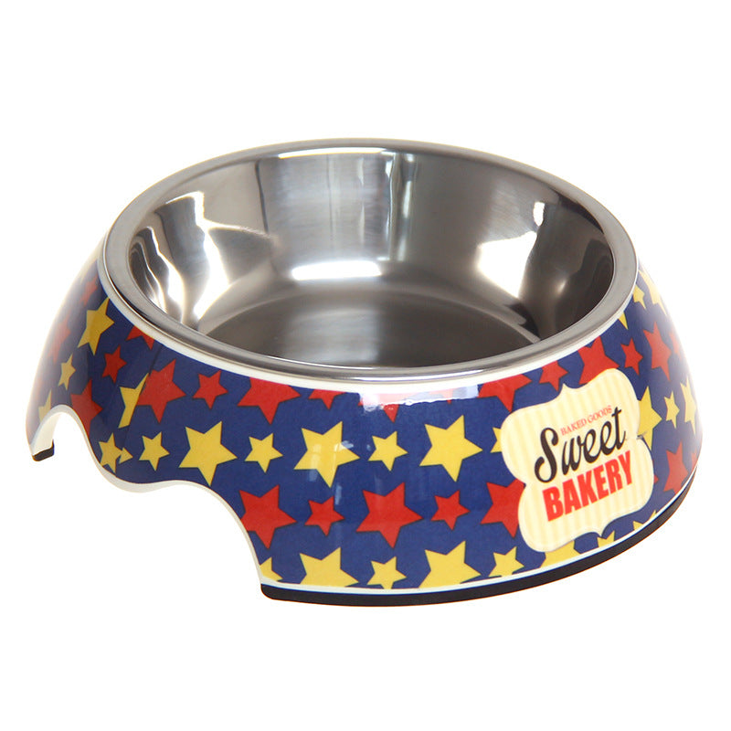Non-Slip Dual-Use Stainless Steel Pet Bowl